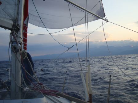 Sous spi vers le sud